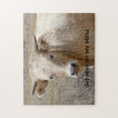 Big Eyes White Charolais Cattle - Western Legpuzzel (Verticaal)