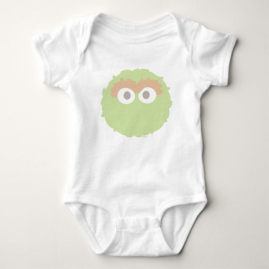 Big Face Baby Oscar de Grouch Romper (Voorkant)