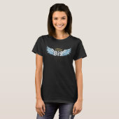 BIG Fairycore Aesthetische Fairy Wings  Angel T-shirt (Voorkant volledig)