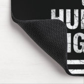 Big Fan Of Human Rights Distressed American Flag A Muismat (Hoek)