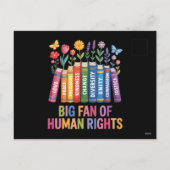 Big Fan Of Human Rights Feestdagenkaart (Achterkant)