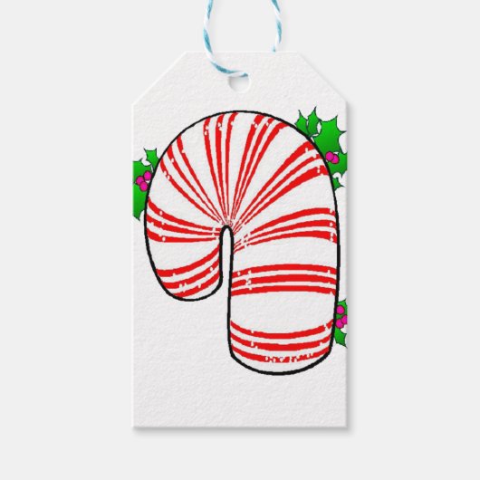 Big Fat Candy Cane Cadeaulabel (Voorkant)