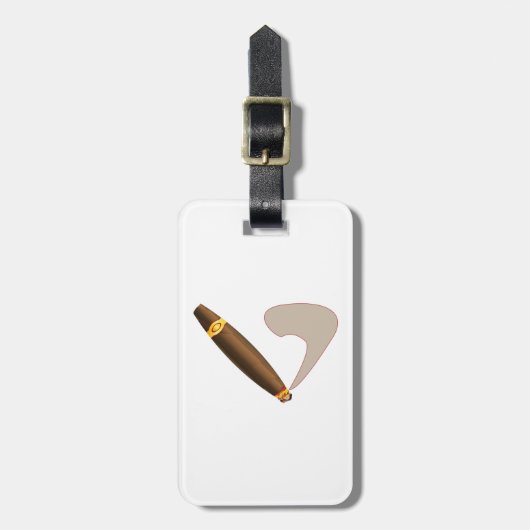 Big Fat Cuban Style Cigar Bagagelabel (Voorkant verticaal)