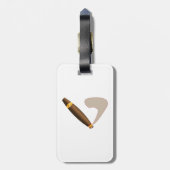 Big Fat Cuban Style Cigar Bagagelabel (Achterkant verticaal)