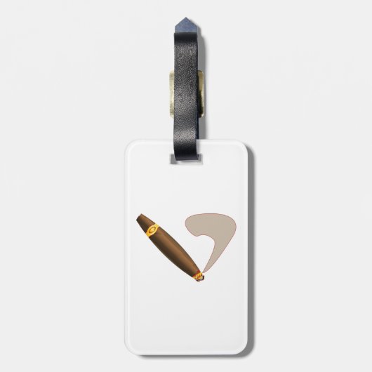 Big Fat Cuban Style Cigar Bagagelabel (Achterkant verticaal)