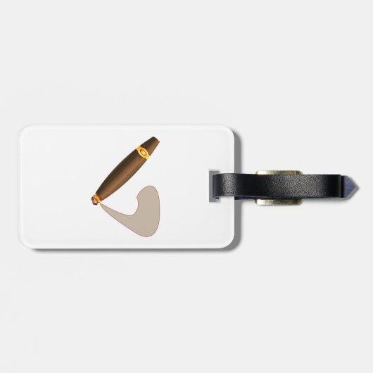 Big Fat Cuban Style Cigar Bagagelabel (Achterkant horizontaal)