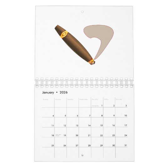 Big Fat Cuban Style Cigar Kalender (Jan 2026)