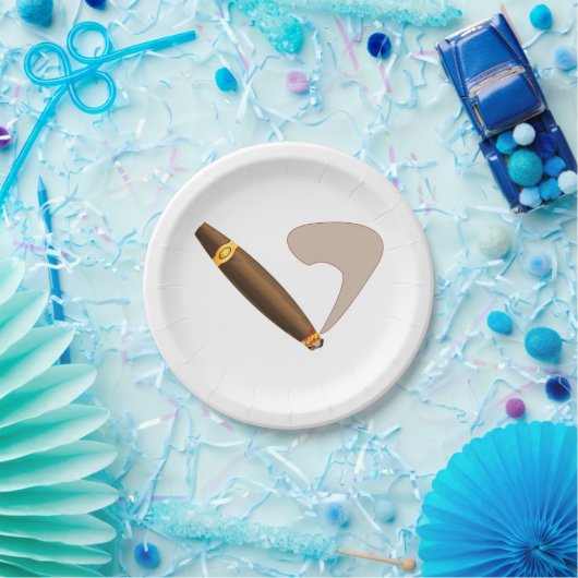 Big Fat Cuban Style Cigar Papieren Bordje (Feest)