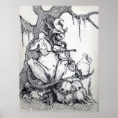 "BIG FAT DEVIL FIDDLIN" POSTER (Voorkant)