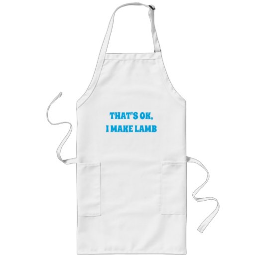Big Fat Greek Weddenschap Amusing Apron Lang Schort (Voorkant)