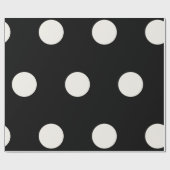 Big Fat Ivory Polka speelt een zwarte bruiloft Cadeaupapier (Vlak)
