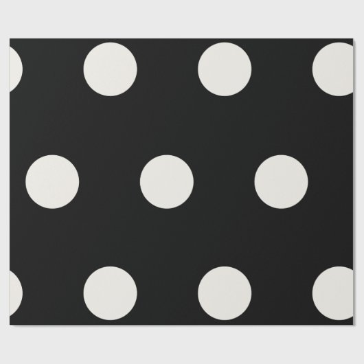 Big Fat Ivory Polka speelt een zwarte bruiloft Cadeaupapier (Vlak)