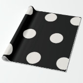 Big Fat Ivory Polka speelt een zwarte bruiloft Cadeaupapier (Uitgerold)
