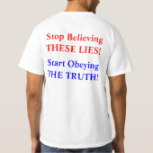 BIG FAT LIES Evangelism T-Shirt (Achterkant)