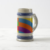 BIG FAT RAINBOW STRIPES CIRCLL BIERPUL (Voorkant rechts)