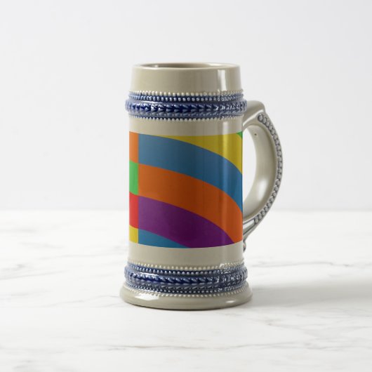 BIG FAT RAINBOW STRIPES CIRCLL BIERPUL (Voorkant rechts)