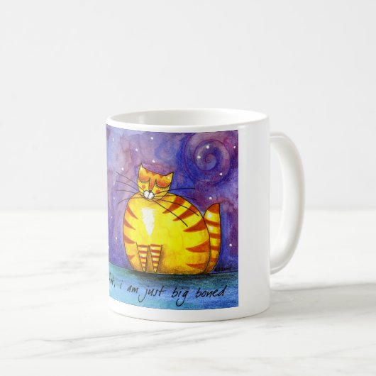 Big Fat Yellow Cat - Mok (Voorkant rechts)