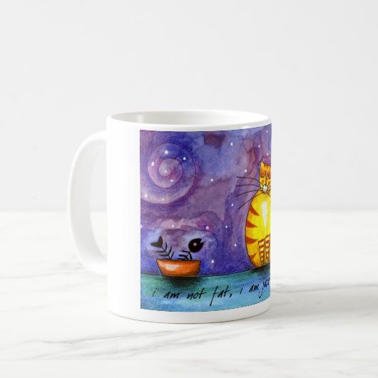 Big Fat Yellow Cat - Mok (Voorkant links)