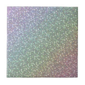 Big Faux Glitter Sparkles Shiny Rainbow Pearl Tegeltje (Voorkant)