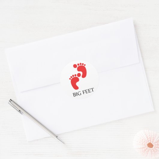 Big Feet Sticker (Envelop)