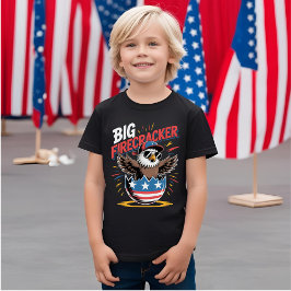 Big Firecracker 4th of July Bijpassende 4th of Jul T-shirt