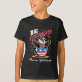 Big Firecracker 4th of July Bijpassende 4th of Jul T-shirt (Voorkant)