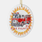 Big Firetruck Firefighter ornament (Rechts)
