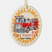 Big Firetruck Firefighter ornament (Rechts)