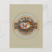 Big Fish Bar en grill Poster Briefkaart (Voorkant)
