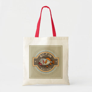 Big Fish Bar en grill Poster Tote Bag
