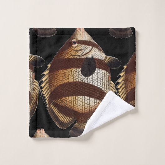 Big Fish Bathroom Towel Set Bad Handdoek (Wasdoekje)