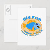 Big Fish Believe in God Briefkaart (Voorkant / Achterkant)