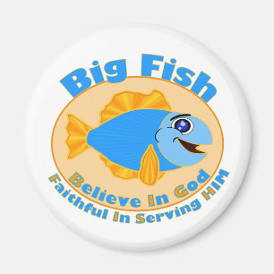 Big Fish Believe in God Magneet
