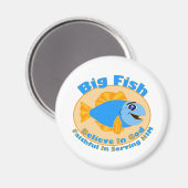 Big Fish Believe in God Magneet (Voorkant / Achterkant)