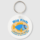 Big Fish Believe in God Sleutelhanger (Voorkant)