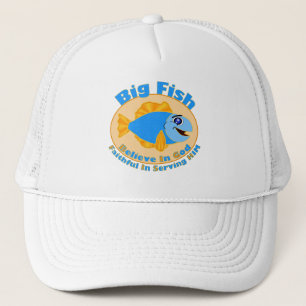 Big Fish Believe in God Trucker Pet