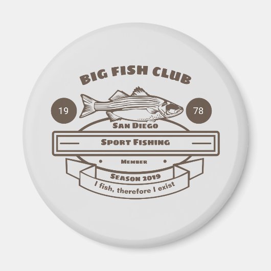 Big Fish Club Magneet (Voorkant)