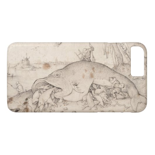 Big Fish Eat Little Fish van Pieter Bruegel Case-Mate iPhone Case (Achterkant (Horizontaal))