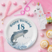 Big Fish in Water 18th Birthday Party Paper Bord (Feest)