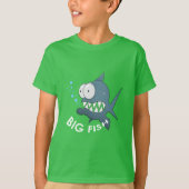Big Fish - Kinderen Basic T-Shirt (Voorkant)
