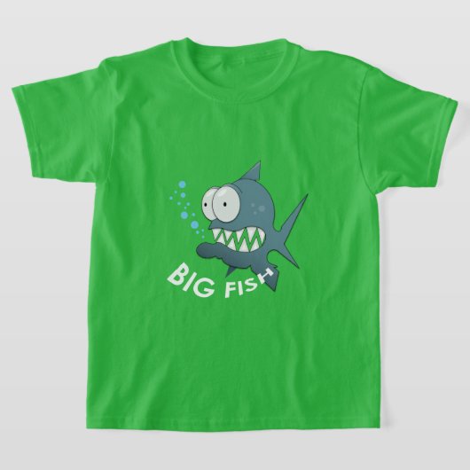 Big Fish - Kinderen Basic T-Shirt (Laagn)