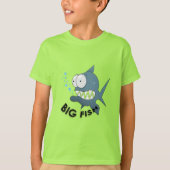 Big Fish - Kinderen Basic T-Shirt (Voorkant)