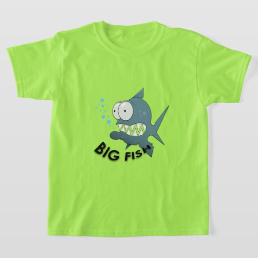 Big Fish - Kinderen Basic T-Shirt (Laagn)