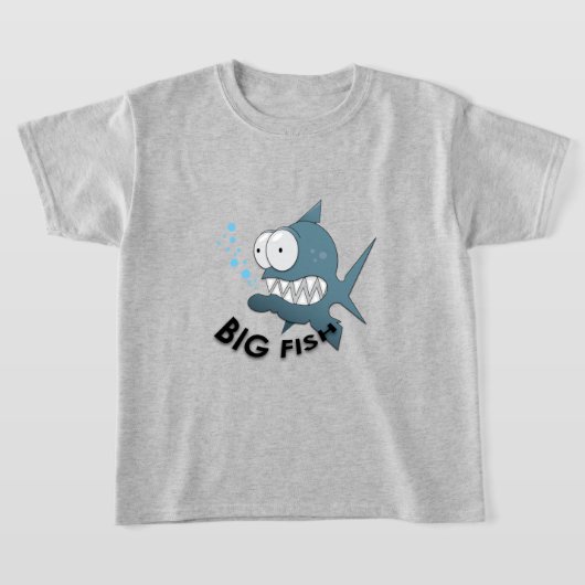 Big Fish - Kinderen Basic T-Shirt (Laagn)