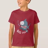 Big Fish - Kinderen Basic T-Shirt (Voorkant)