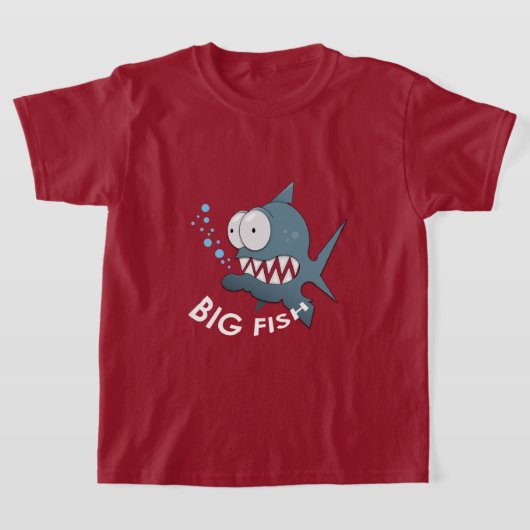 Big Fish - Kinderen Basic T-Shirt (Laagn)