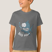 Big Fish - Kinderen Basic T-Shirt (Voorkant)