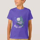 Big Fish - Kinderen Basic T-Shirt (Voorkant)