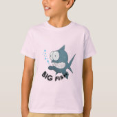 Big Fish - Kinderen Basic T-Shirt (Voorkant)