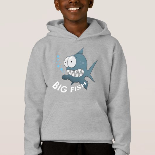 Big Fish - Kinderen Pullover Hoodie  (Voorkant)